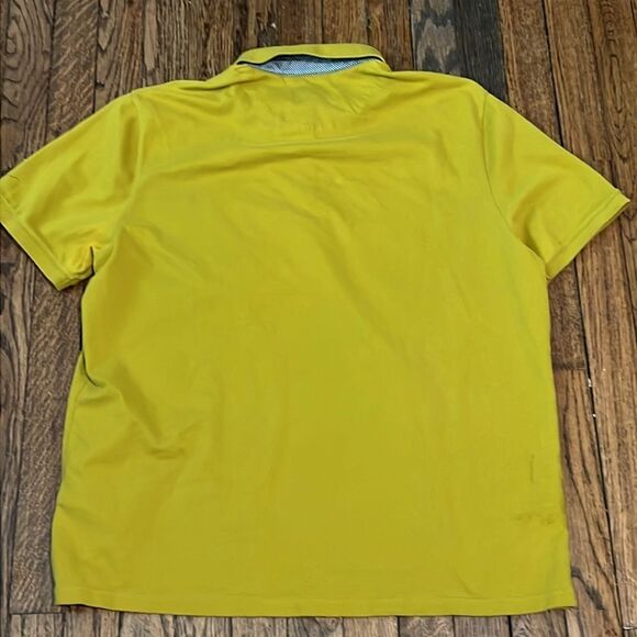 TED BAKER London Mustard Yellow Knit Polo size 6 (xl) - Picture 5 of 6